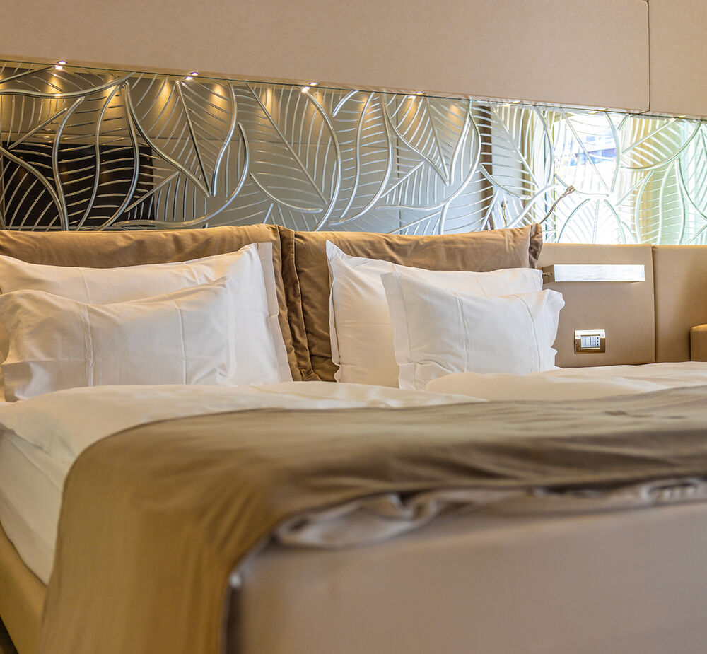 Prestige-Doppelzimmer mit Terrasse und Blick auf den Garten - Komfort und Eleganz