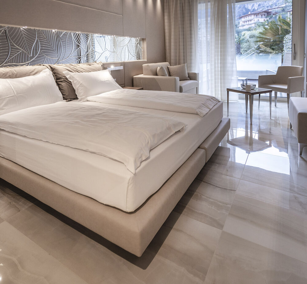 Prestige-Doppelzimmer mit Terrasse und Blick auf den Garten - Komfort und Eleganz